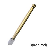 절단기 유리 병 유리칼 오일 롤러 타일 커터 전문 공구 바닥 도자기 스크래처 수동 건설 Diy 147294, A3 Iron rod