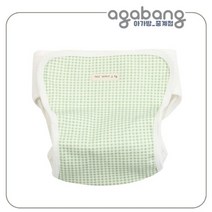 셀러허브 1 아가방 NC10 체크 오가닉 기저귀 커버 (GREEN) 01P08520173, GREEN/6M(36개월미만)