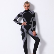 스키복 스노우보드 세트 여성 열 속옷 정장 겨울 빠른 건조 열 스포츠 속옷 여성 피트니스 체육관 긴 존스