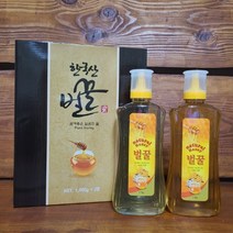 지리산 아카시아 잡화 야생화 튜브 꿀 1kg 2kg 벌꿀 선물세트 사양벌꿀 국산꿀, 선물세트2kg（2종） 아카시아＋잡화／야생화