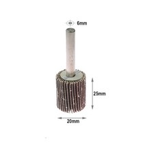 전동공구부속품 드릴 용 1 조각 6mm 샤프트 장착 연마 휠 목공 금속 가공기계부속품, 사포 20mm