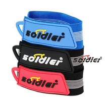 SOLDIER 자전거 발목밴드/자전거바지밴드 좌우 1세트, 레드