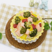 꾸꾸까까 100% 천연수제간식 반려동물생일파티 타르트피자 강아지케이크10cm 수제간식
