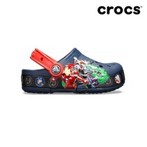 [크록스(CROCS)] [크록스] 키즈 펀랩 마블 밴드 라이트 클로그 205507-410