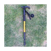 등산용스틱 충격 방지 트레킹 폴 초경량 워킹 스틱 조정 가능한, Yellow T-handle