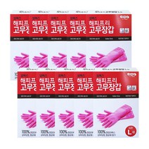 코멕스 고무장갑, 코멕스 고무장갑 대(L), 대(L), 10개