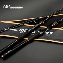 강박 관념 탄소 낚싯대 스피닝 캐스팅 1.98m2.13m2.28m l m ml mh 2섹션 베이트캐스팅 락 초경량 낚싯대 태클, 198cm 캐스팅 ml