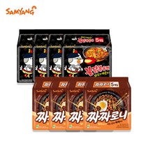 삼양 불닭볶음면 140g x 20개 + 짜짜로니 145g x 20개 / 봉지라, 단품
