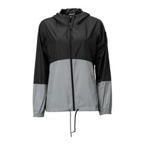 미국정품 컬럼비아 여성용 플래시 포워드 방수 후드 골프 레인 재킷, White/Grey, L