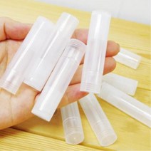 화장품만들기 반투명 립밤용기 10개 리필 립케이스 소분통 DIY재료 휴대용