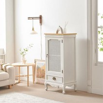 로마룸 아이보리 메쉬 미니 틈새 수납콘솔 수납장 DIY