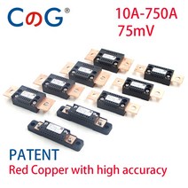 베이 전류계 전류 션트 저항 CG FL-2C Shunt 10A 20A 50A 100A 150A 200A 300A 400A 500A 600A 750A 75mV DC 제조업체, 250A, 0.5 Class_75mV, [01] 75mV