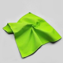 300gsm 자동차 수건 자동차 흡수성 벌집 마이크로 화이버 세차 수건 걸레 사각형 수건 수색 패드 4040cm, 초록