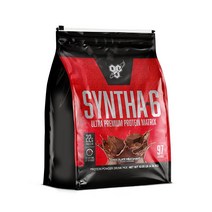 BSN SYNTHA-6 유청 단백질 파우더 미셀라 카세인이 함유된 초콜릿 분리 우유 밀크쉐이크 97회 분량 (패키지는 다를 수 있음), 97인분 (1팩), 바닐라 아이스크림, 1개