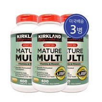 Kirkland Signature 커클랜드 50세이상 종합비타민 400 타블렛 3병, 400정