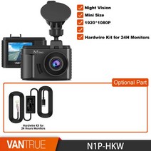 어라운드뷰 후방 사이드 카메라 Vantrue-N1 프로 대시 캠 1.5인치 미니 자동차 DVR 카메라 1080P 비디오 레, 02 N1P-HKW_02 64G