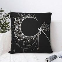 타투팔걸이 타투체어 타투의자 타투베드 복잡한 반 초승달 with 잠자리 문신 디자인, 66cm, 검은색