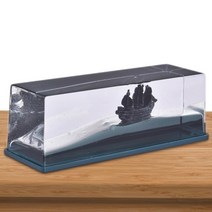 문진 아크릴 유람선 유체 모델 타이타닉 액체 웨이브 데스크탑 장식 유람선 장식 자동차, 검은색
