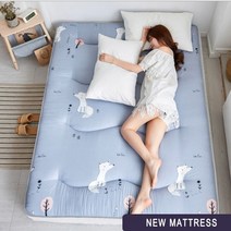 딱딱한 매트리스 허리안아픈 하드 얇은 단단한 퀸 접이식 라텍스 침대, Animal
