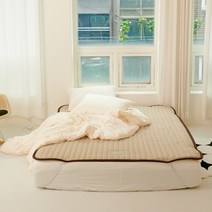 깃든 탄소 전기요 전자파없는 전기장판 1인용 2인용 싱글 더블, 베이지