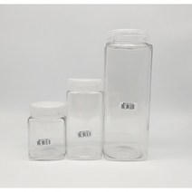 올담 플라스틱 사각 보관 용기 300ml 500ml 1200ml, 500ml(5882)