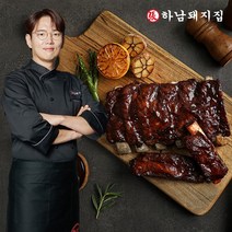하남돼지집 바비큐 폭립갈비 300gX4팩총 1.2kg, 없음