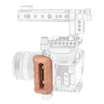 카메라케이지 케이스 손잡이 camvate 나무(오른쪽 amp 왼쪽) 핸들 dslr 리그, 왼쪽