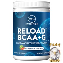 미국산 MRM Reload BCAA+G 330g 워터멜론 아미노산 Post Workout 선물증정, 1개