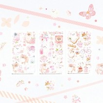 기타 바보사랑[마넷]마넷 컷팅스티커 sampler - 벚꽃포메