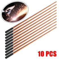 용접봉 롯드 10pcs 공기 탄소 아크 Gouging 막대 구리 라운드 흑연 전극 4-12mm DC 가스 총 용접 액세서리, 02 5mmx355mm