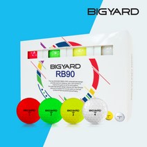 빅야드 RB90 2피스 초고반발 크리스탈 골프공 골프볼, 선택01)빅야드 RB 4색 12구