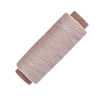 [갈색가죽] 가죽공예 왁스실 미백색 가죽실 초실 0.8mm 50m 150D, 짙은커피색
