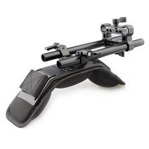 2022 CAMVATE 카메라 목재 핸드 그립 볼 헤드 연결 및 ARRI Rosette 마운트 DSLR 카메라 숄더 리그용 15mm, 03 shoulder pad kit, 1개