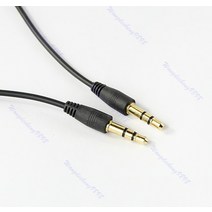 호환 악세서리 3.5mm 잭 오디오 코일 나선형 수-수 M/M 플러그 스테레오 연장 케이블 4 피트, 한개옵션0