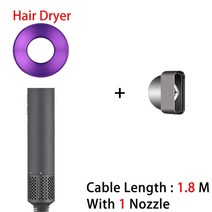 펫드라이룸 펫 강아지 고양지 드라이 강력한 전문가용 음이온 블로우 헤어 드라이어 핫/콜드 에어 살롱 무, 10 1.8m purple Dryer_02 EU