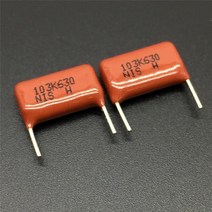 10Pcs/100Pcs 일본 NISSEI CBB 커패시터 MMHC 630V 103 K 10% 0.01 미크로포맷 10nF 피치 10mm 금속 화 폴리 에스터 필름, [02] 100Pcs