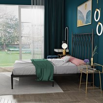 침대프레임 철제침대 골드프레임 북유럽풍침대 모던침대프레임 핀란드침대 벤치형침대 스칸디아침대, 1000mmx2000mm 옵션1