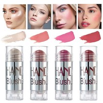 CCbeauty 컨투어 하이라이터 브론저 블러쉬 스틱 크림 쉬머 하이라이트 브론즈 멀티 페이스 아이 브라이트닝 컨투어링 쉐이핑 전문 페이셜 메이크업 어머니의 날 선물 세트 여아, 3pcs