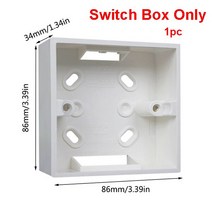 골드 스위치 ZigBee Aqara 무선 키 스마트 홈 제로 라인 화재 와이어 라이트 Mijia Homekit 용 원격, 01 1pcs switch box