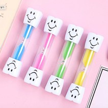 3분 모래시계 양치모래시계 스마일 치아 타이머, 그린CM002892