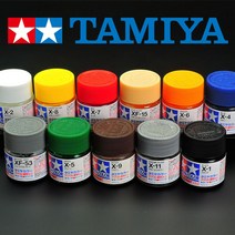 타미야 아크릴 도료 모음 TAMIYA 프라모델 건담도색 건프라 밀리터리, 아크릴 X-9 브라운