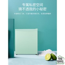 미니 냉동고 모유냉동고 소형 캠핑 사무실 50 가정용 40 다목적 얼음냉장고, 그린