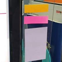 부착식 모니터 메모장 모니터선반 메모보드