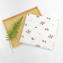 [삐약이]광목원단 - 순면20수 바이오워싱 광목천 나염원단, 삐약이 핑크