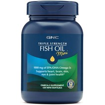 GNC 트리플 피쉬오일 미니 (120정), 단품, 단품