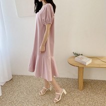 휴양지 원피스 해외 신혼 여행 여름 옷 동남아 여성 바캉스 룩 괌 하와이 리조트 발리 퍼프 롱 비치 웨어