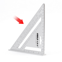 툴존 목공용 삼각자(18cm) 직각자, 1개