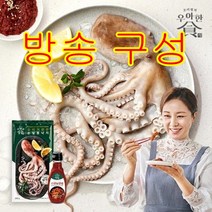 [방송구성] 조미령의 우아한식 손질 통 낙지 220g*10팩(40미)+만능 소스 1병, 없음, 10개
