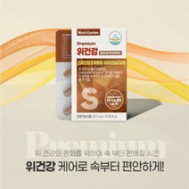 위건강 위염 위에 좋은 영양제 약 1개월분, 1세트, 기본