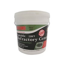 Rutland 12.5 lbs Tub Castable Cement - Mix With Water (Fire Clay) 2200 degree, 1